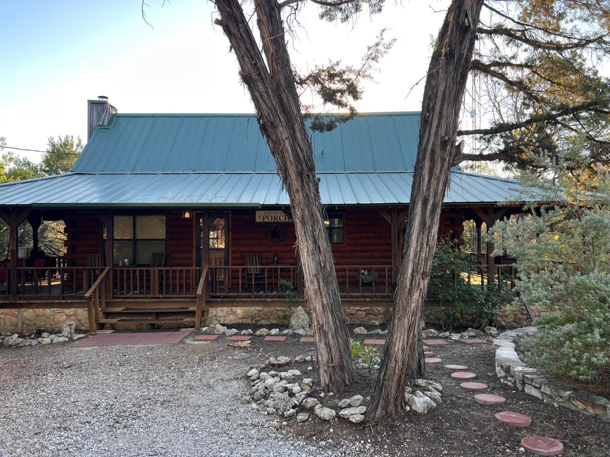 Lake Whitney Log Cabin Lakewood Harbor Екстер'єр фото